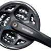 Crankstel 7/8 Speed Shimano Altus FC-CM311 48/38/28T Met Kettingrand - Zwart -SHIMANO shop 310174