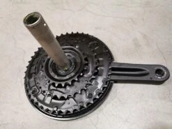 Crankstel 3 X 9 Speed Shimano FC-MT210-3 Met 175mm Crankarm 44-32-22T - Zwart -SHIMANO shop 310735 1