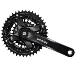 Crankstel 6/7/8 Speed Shimano Tourney FC-TY501 Met 175mm Crankarm 42 X 34 X 24T - Zwart