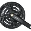Crankstel 3 X 9 Speed Shimano Altus FC-M371 Met 175mm Crankarm 48-36-26T - Zwart -SHIMANO shop 310766