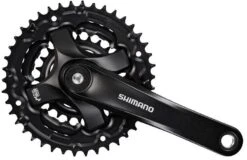Crankstel 6/7/8 Speed Shimano Tourney FC-TY501 Met 170mm Crankarm 48 X 38 X 28T - Zwart