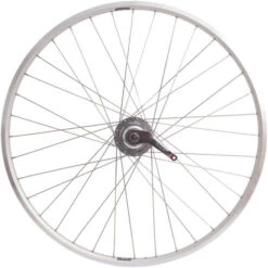 Merkloos Achterwiel 28" / 622 X 19C Ryde ZAC19 Velg Met Shimano Nexus 7 Rollerbrake Naaf - Zilver