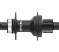 Achternaaf 12 Speed Shimano FH-MT410 Center Lock - 142 Mm Inbouwbreedte - 36 Gaats Met 12 Mm Steekas - Zwart