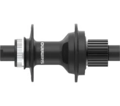 Achternaaf Shimano FH-MT410 - 12 Speed - Center Lock - 148 Mm Inbouwbreedte - 36 Gaats Met 12 Mm Steekas - Zwart