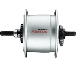 Naafdynamo Shimano Nexus DH-C6000-3R 3 Watt 36 Gaats - Rollerbrakes - Zilver