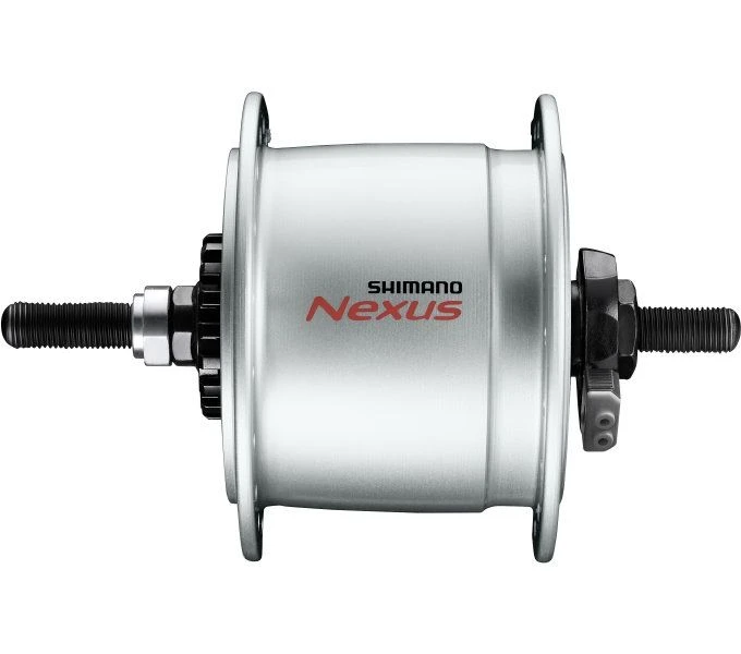Naafdynamo Shimano Nexus DH-C6000-3R 3 Watt 36 Gaats - Rollerbrakes - Zilver 3 Naafdynamo Shimano Nexus DH-C6000-3R 3 Watt 36 Gaats - Rollerbrakes - Zilver