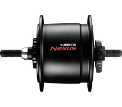 Naafdynamo Shimano Nexus DH-C6000-3R 3 Watt - 36 Gaats - Rollerbrakes - Zwart